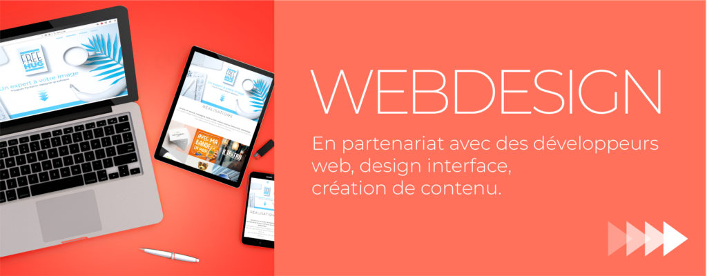 WEBDESIGN En partenariat avec des développeurs web, design interface,
